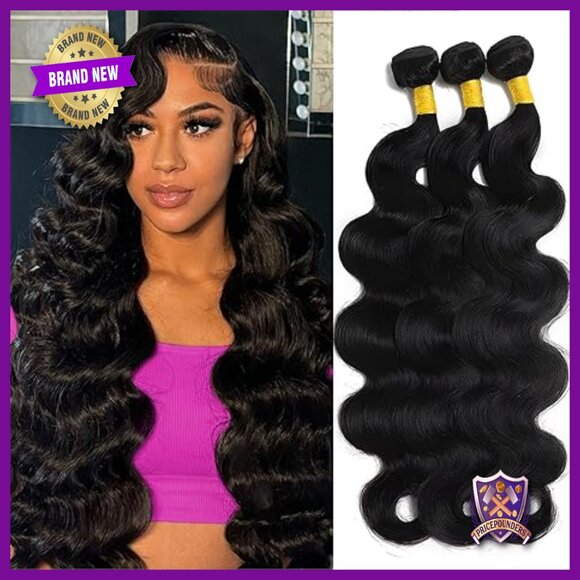14A Brazilian Body Wave Human Hair Extensions 22 24 26 Inch 3 Bundles main image 6